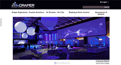 Desktop Screenshot of draperinc.com